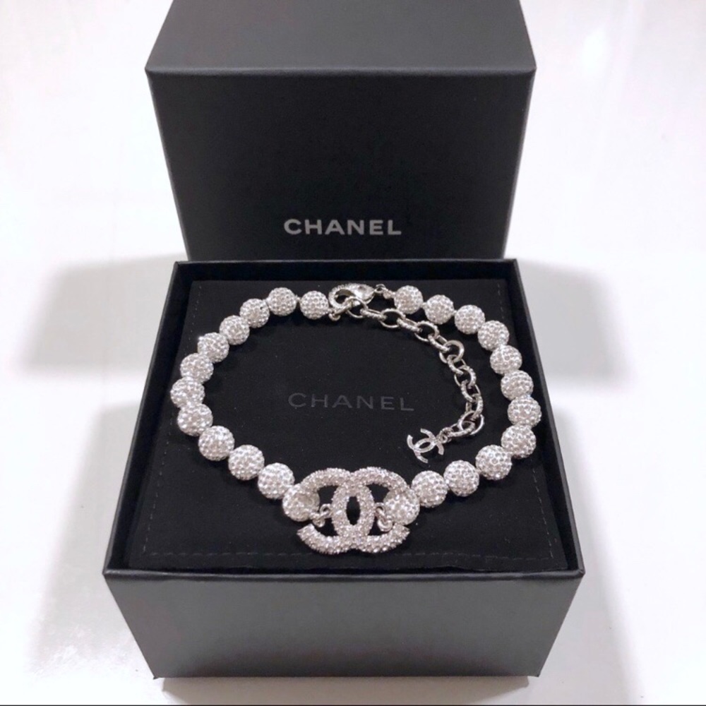 🚫SOLD🚫 Chanel Crystal Ball Choker Necklace - Picture 1 of 8